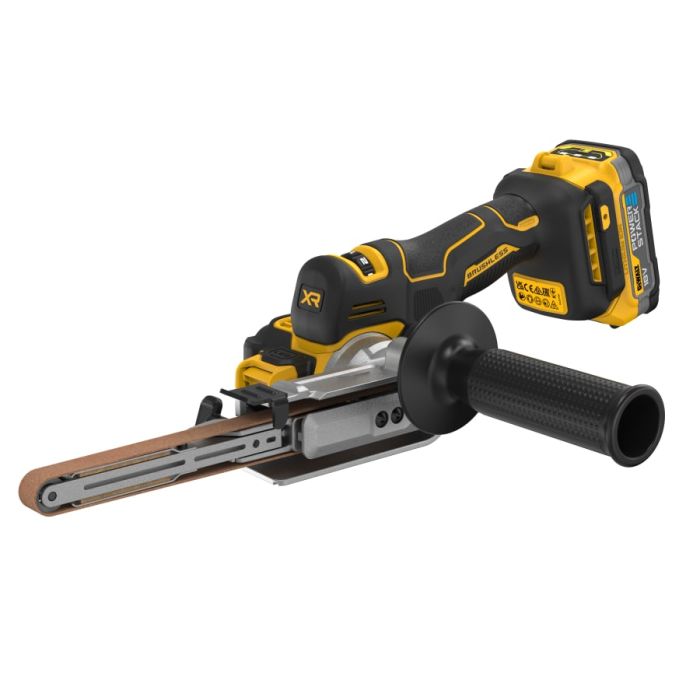 Dewalt Power Tools Dewalt DCM200E2TGB 18V XR Brushless Band File with 2 × 1.7Ah Powerstack