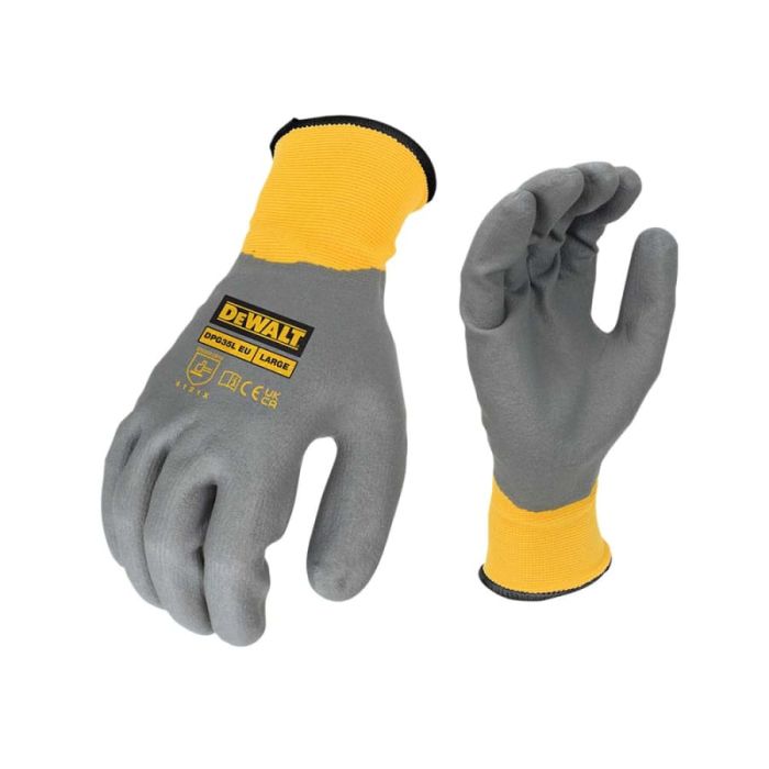 Dewalt Power Tools Dewalt DPG35LEU Water Resistant Grip Gloves Size 9