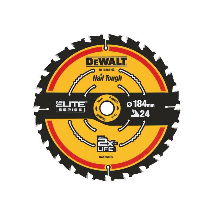 Dewalt DT10302QZ 184 × 16mm × 24T Circular Saw Blade