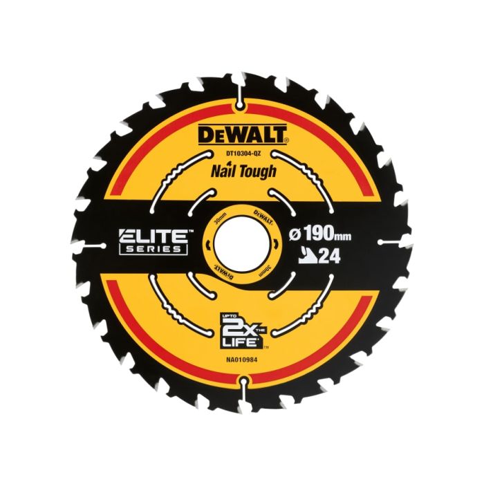 Dewalt DT10304QZ 190mm x 30mm x 24T Second Fix Circular Saw Blade