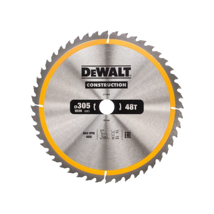 Dewalt DT1959 305mm x 30mm x 48T Construction Circular Saw Blade