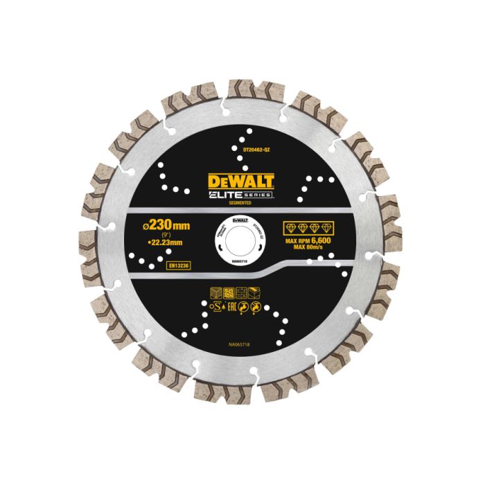 Dewalt DT20462QZ 230mm All Purpose Diamond Segmented Wheel