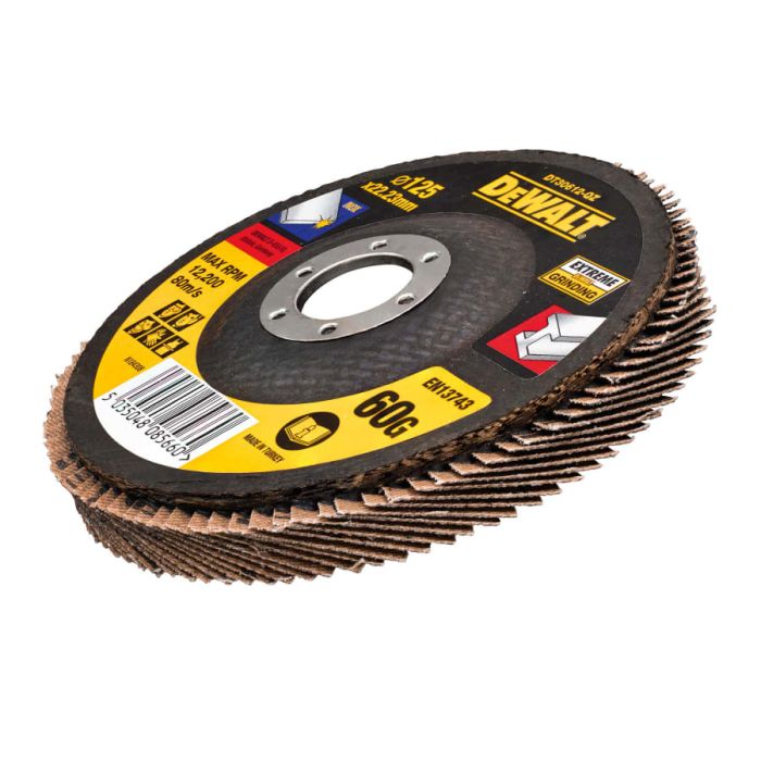 Dewalt Power Tools Dewalt DT30622QZ 125 x 22.2mm 80G Extreme Metal Flap Disc