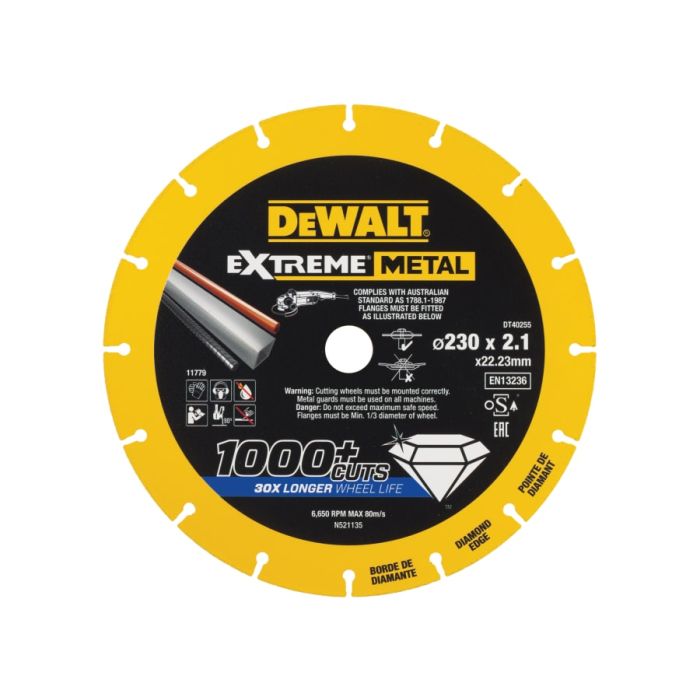 Dewalt Power Tools Dewalt DT40255QZ 230mm Metal Cut Off Saw Blade