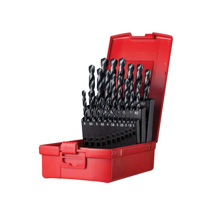Dormer A190204 HSS Twist Drill Bit Set 1-13mm 25 Piece