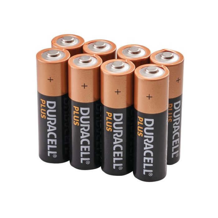 Duracell MN1500B8PLUS100SPO AA Plus Power Batteries (Pack 8)