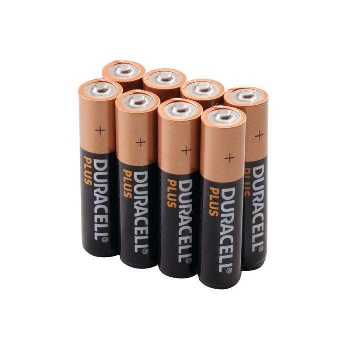 Duracell MN2400B8PLUS100SPO AAA Batteries Pack 8