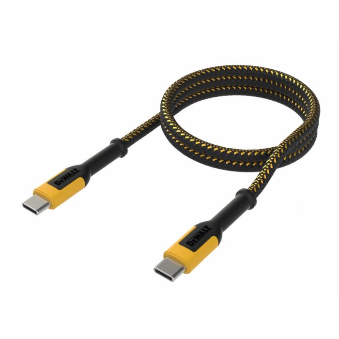 Dewalt Telecoms 1310006DWG USB C to USB C 100W Charging Cable 1.2m