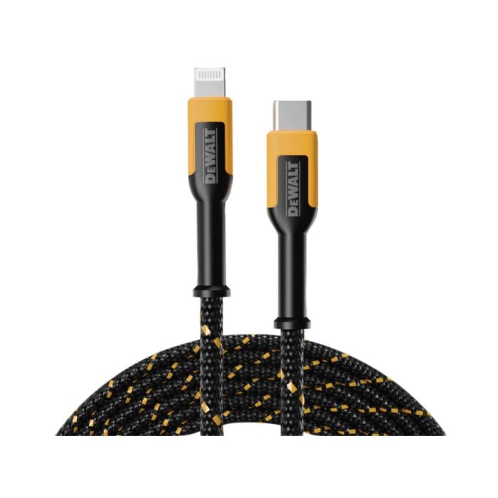 Dewalt Telecoms 1311357DWG USB C to Lightning Charging Cable 1.2m