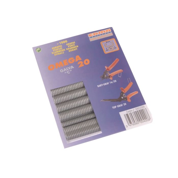 Edma 0420 Galvanised Steel Hog Ring Omega 20