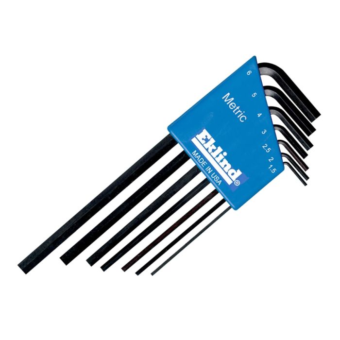 Eklind REK10607 7 Piece Metric Long Handle Hex L-Key Set