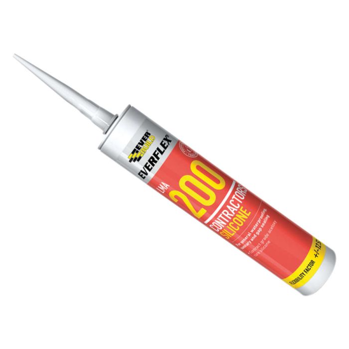 Everbuild Sika Everbuild 485985 LMA 200 Contractor's Silicone 295ml Brown