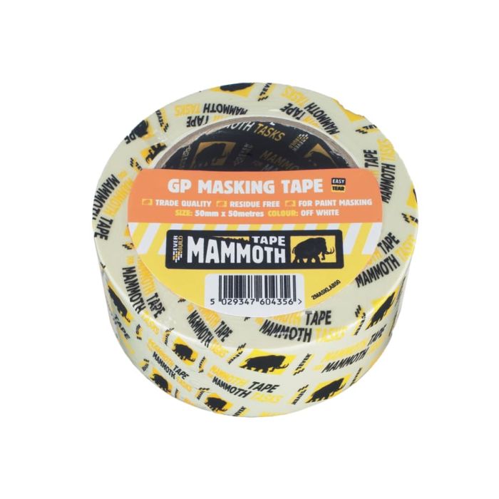 Everbuild Sika 487013 Masking Tape 50mm x 50m
