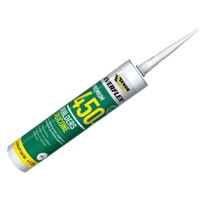 Everbuild Sika Everbuild 484835 450 Builders Silicone Sealant Oak 300ml