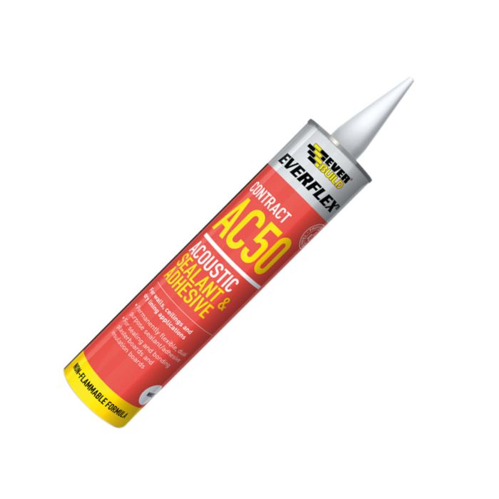 Everbuild Sika AC50 Acoustic Sealant & Adhesive 900ml