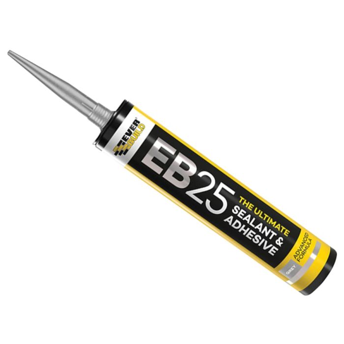 Everbuild Sika Everbuild 605670 EB25 Hybrid Sealant Adhesive Grey 300ml