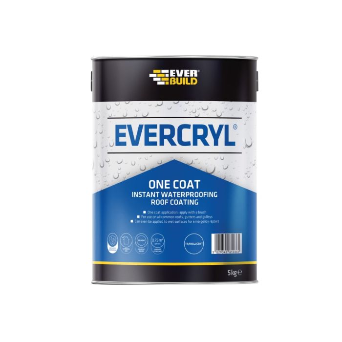 Everbuild Sika Everbuild 484620 EVERCRYL One Coat Clear 5kg