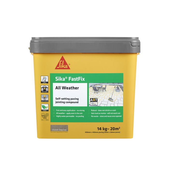 Everbuild Sika 626733 FastFix All Weather Charcoal 15kg