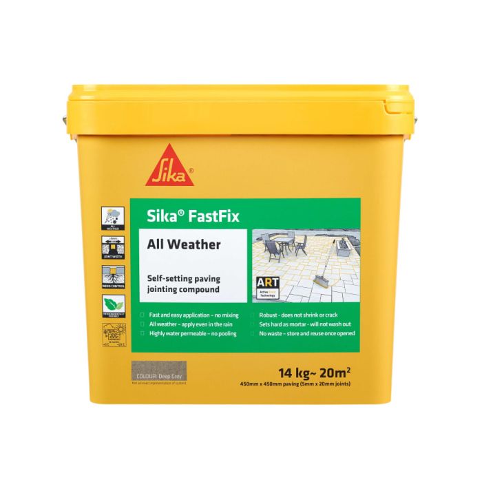 Everbuild Sika 669016 FastFix All Weather Deep Grey 14kg
