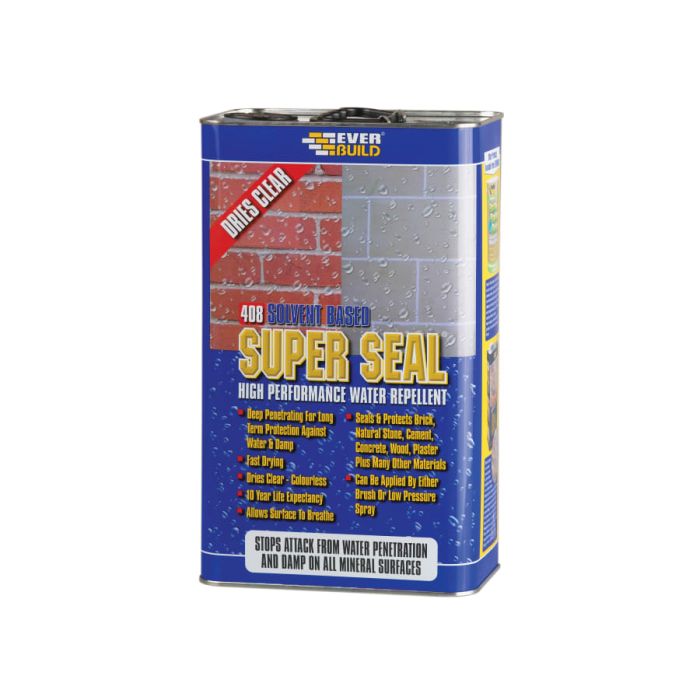 Everbuild Sika Everbuild 489023 5 Litre Super Seal Exterior Wall Seal