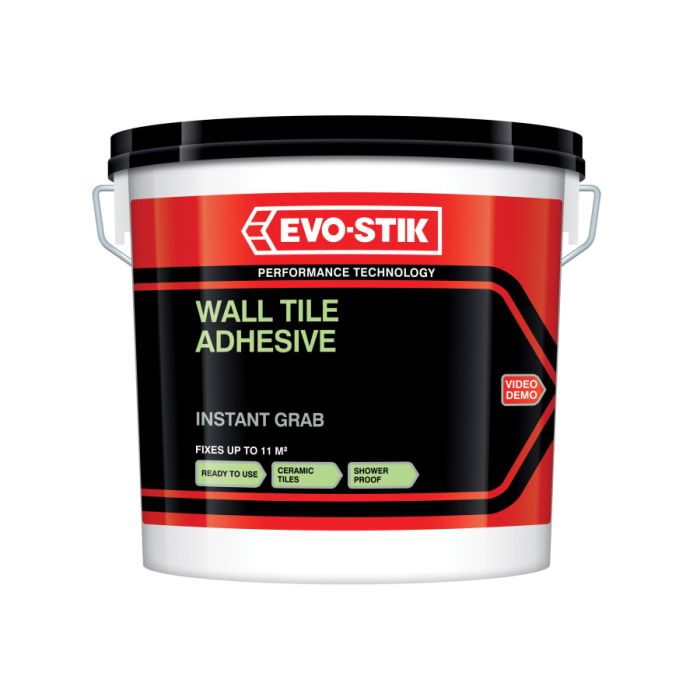 Evo-stik 30812627 Instant Grab Wall Tile Adhesive 2.5 Litre