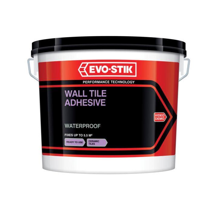 Evo-stik 30812631 2.5 Litre Waterproof Wall Tile Adhesive