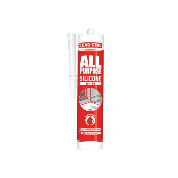 Evo-stik 30613608 All Purpose Flex Silicone Sealant White