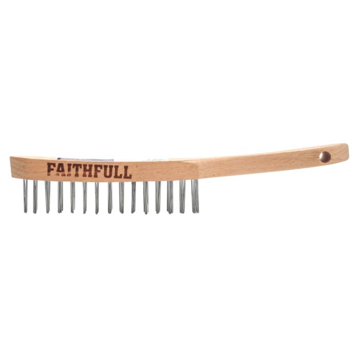 Faithfull FAI6802F Heavy-Duty Scratch Brush Two Row