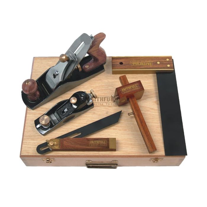 Faithfull FAICARPSET Carpenter's Tool Kit 5 Piece