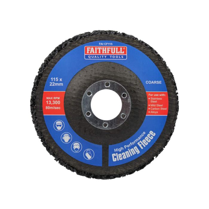 Faithfull FAICF115 115mm Coarse Cleaning Fleece Disc