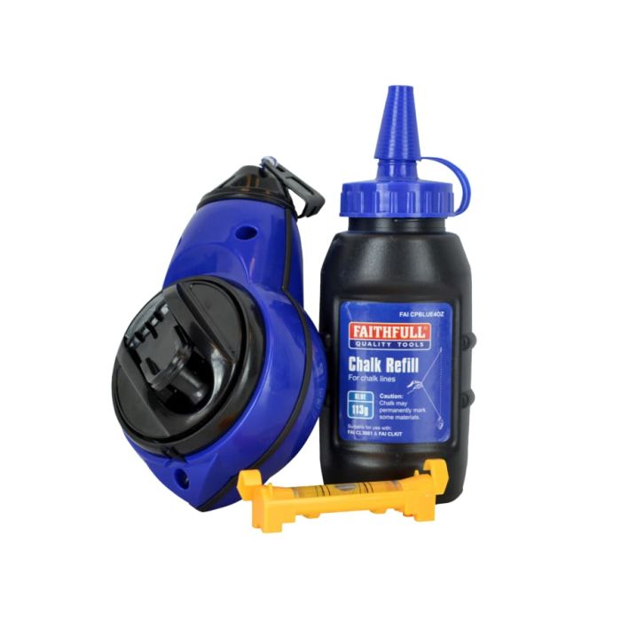 Faithfull FAICLKIT 30m Chalk Line Kit