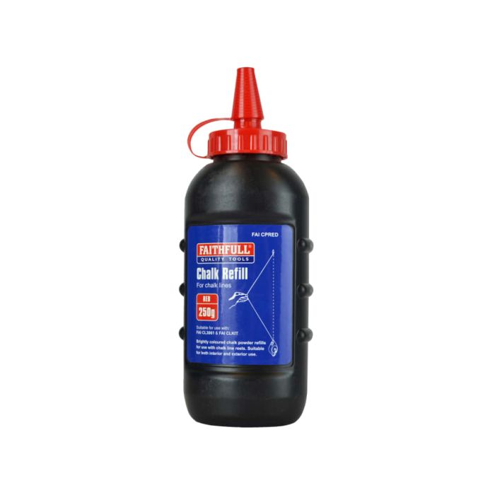 Faithfull FAICPRED Red Chalk Powder 250g