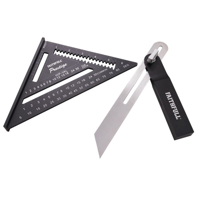 Faithfull FAICSQSB Sliding Bevel & Quick Square Set