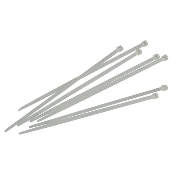 Faithfull FAICT150W Cable Ties 150mm White