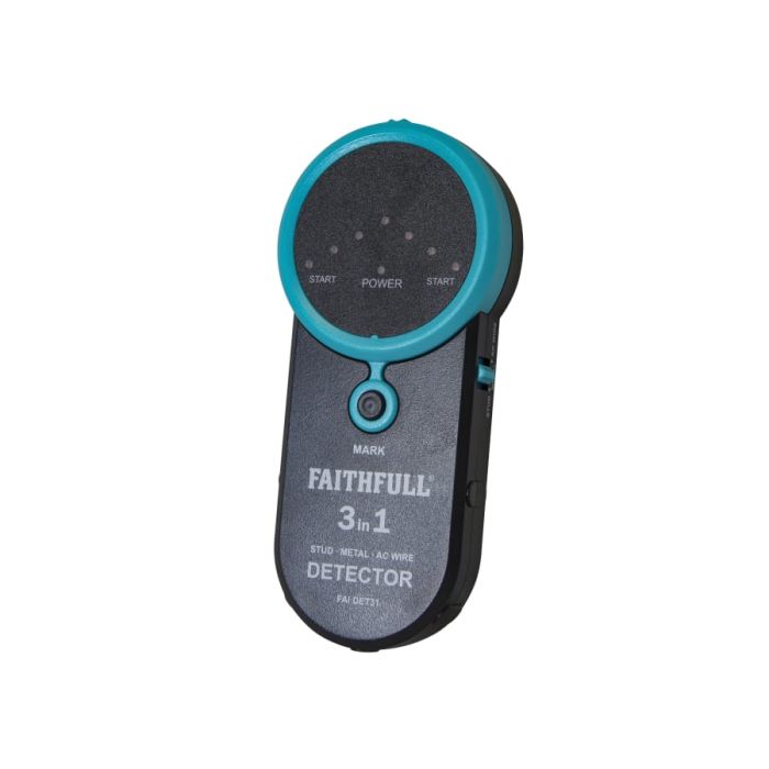 Faithfull FAIDET31 3-in-1 Detector Stud Metal & Live Wire