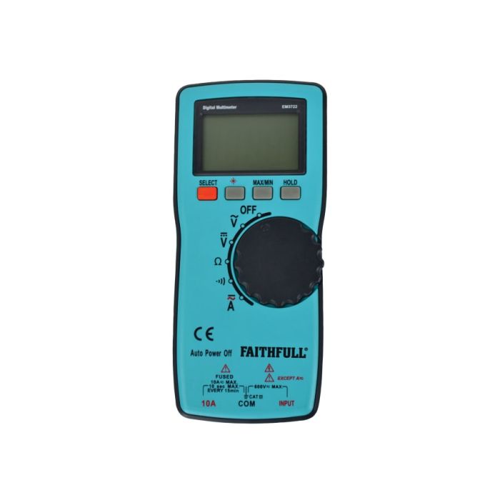 Faithfull FAIDETAUTO Auto-Range Digital Multimeter