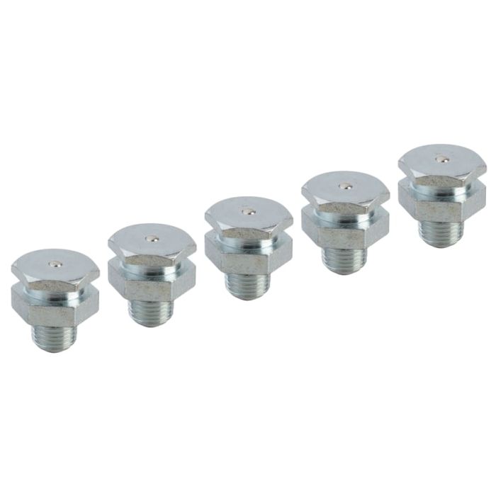 Faithfull FAIGGN18BSPB 1/8in BSP Button Grease Nipple Pack of 5