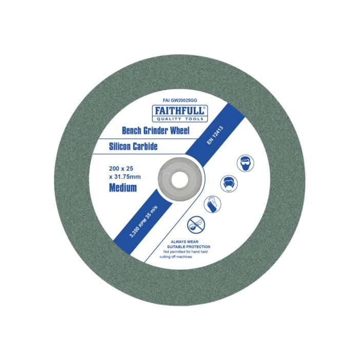 Faithfull FAIGW20025GG 200 x 25mm General Purpose Grinding Wheel