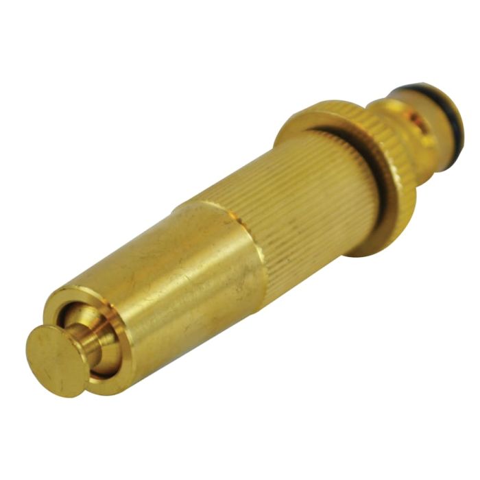 Faithfull FAIHOSENOZZ Brass Adjustable Hose Nozzle