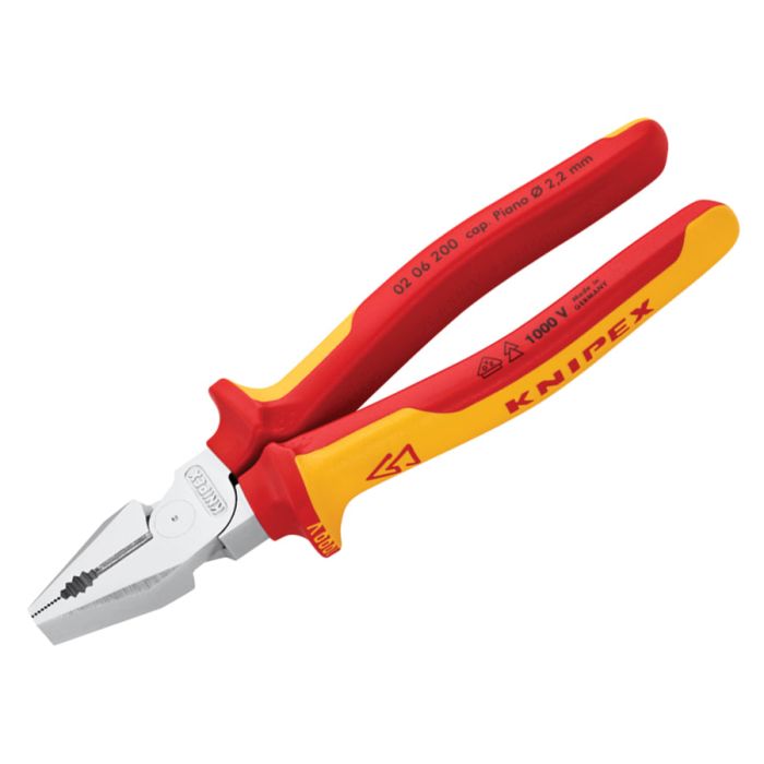 Knipex 0206200SB VDE High Leverage Combination Pliers 200mm