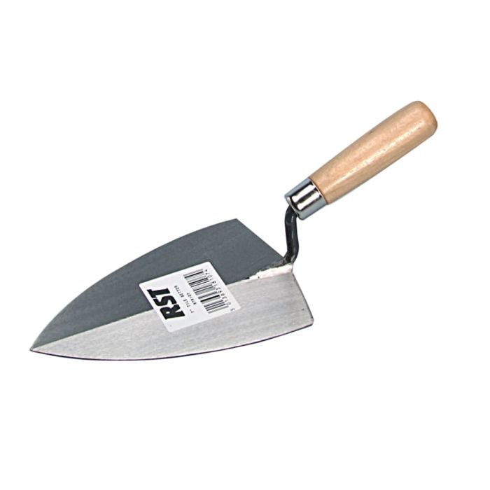Rst RTR107 7” Tile Setter Trowel with Wooden Handle