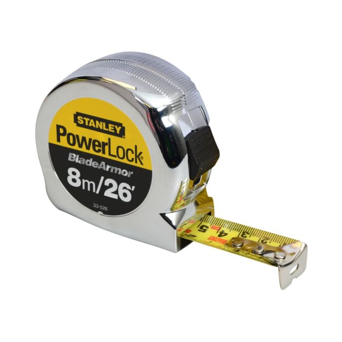 Stanley 033526 Powerlock Tape Measure 8m