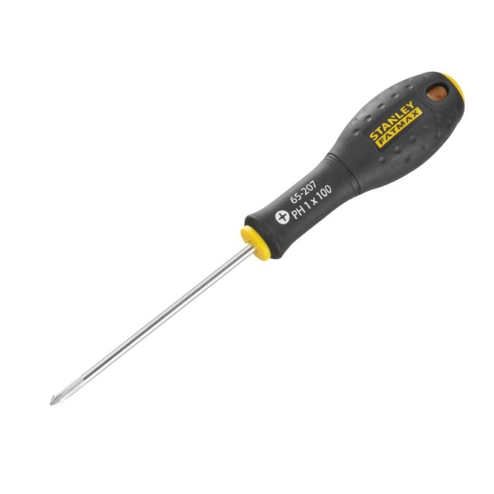 Stanley 065207 FatMax PH1 × 100mm Phillips Screwdriver
