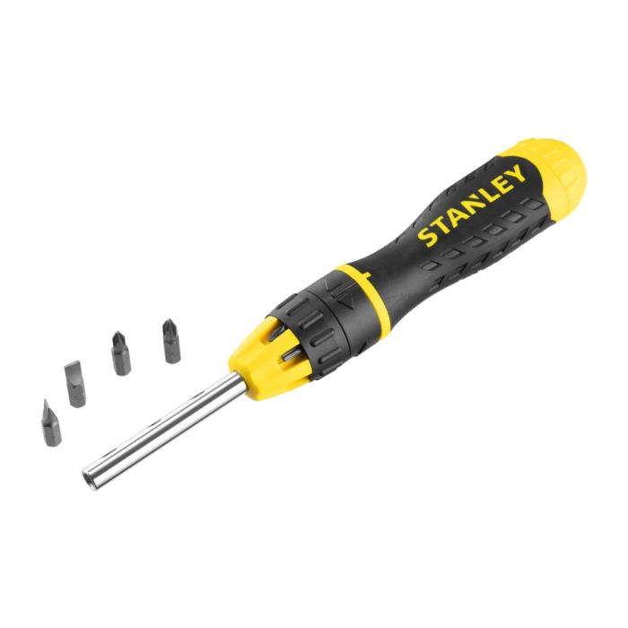 Stanley 068010 Multibit Ratchet Screwdriver with 10 Bits