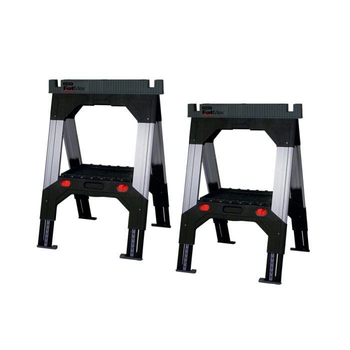 Stanley 1-92-980 FatMax Aluminium Telescopic Sawhorse Twin Pack