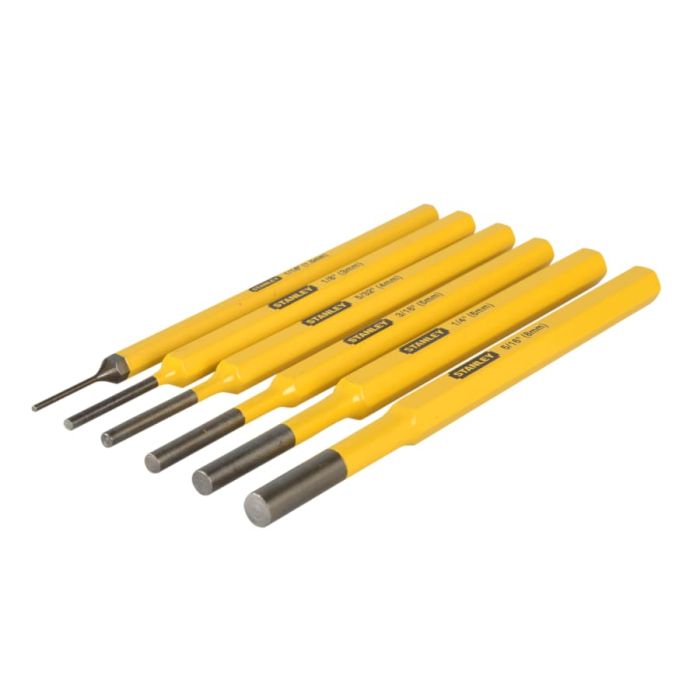 Stanley 418226 6 Piece Parallel Pin Punch Set