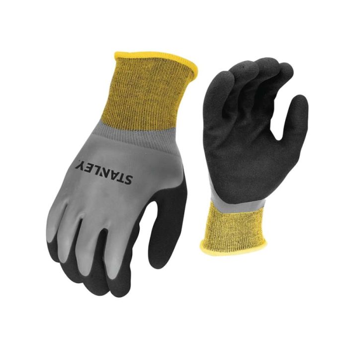 Stanley SY18LEU Waterproof Gripper Gloves Large