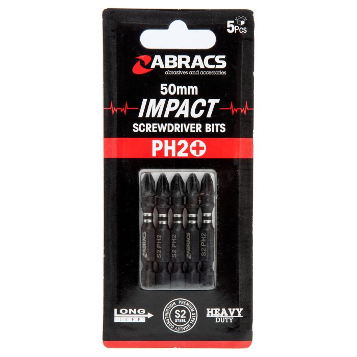Abracs IPH25005 Expert Impact Screwdriver Bit PH2 × 50mm