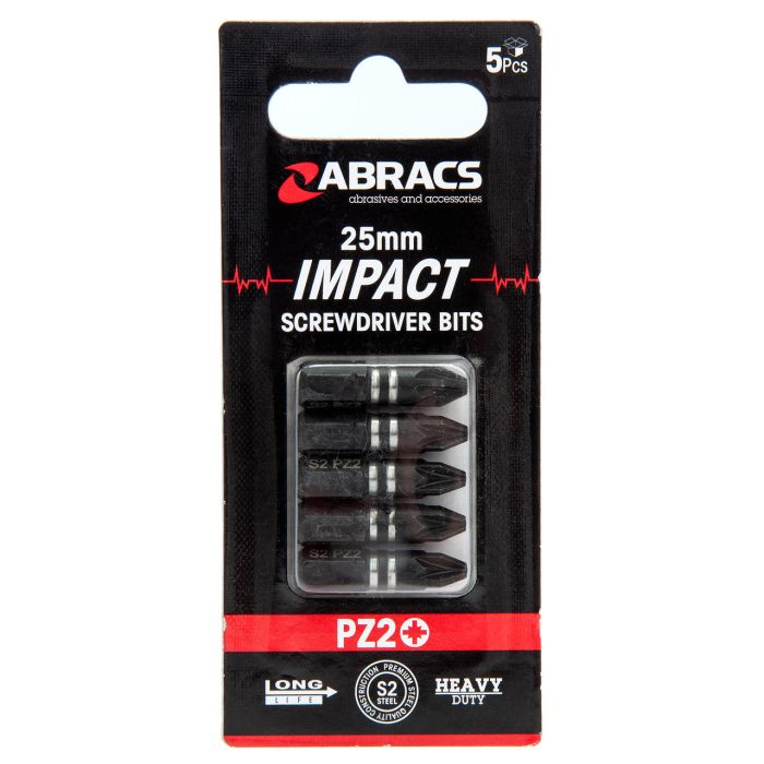 Abracs IPZ22505 Expert Impact Screwdriver Bit PZ2 × 25mm