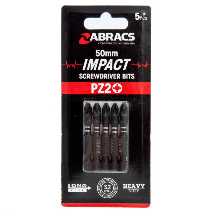 Abracs IPZ25005 Expert Impact Screwdriver Bit PZ2 × 50mm